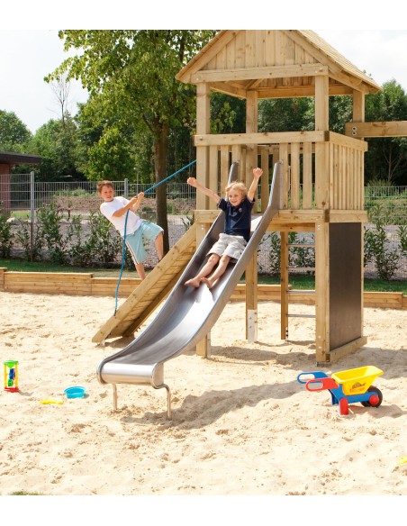 Roestvrijstalen glijbaan voor openbare speelplaatsen