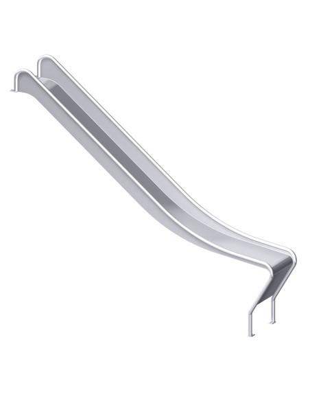 Toboggan en inox pour aire de jeux publique