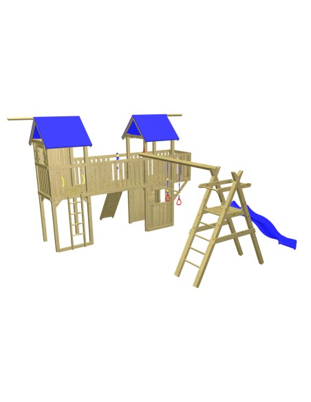 Speeltorens en schommels