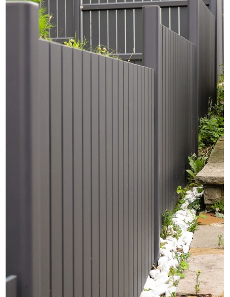 Clôture basse en aluminium