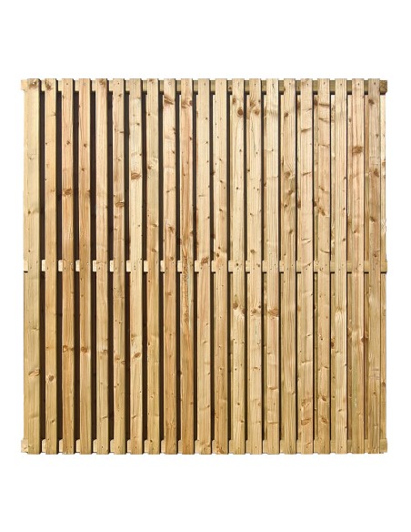 schermen met fijn latten