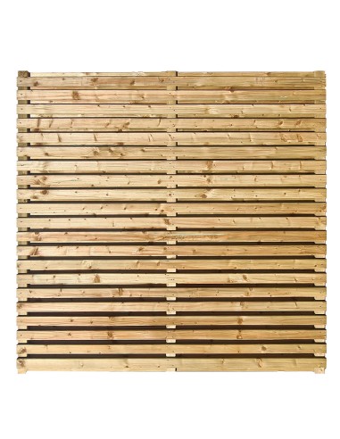 schermen met fijn latten