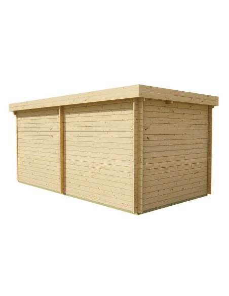 Cabane de jardin à toit plat