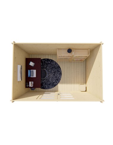 Petit abri de jardin avec toit plat