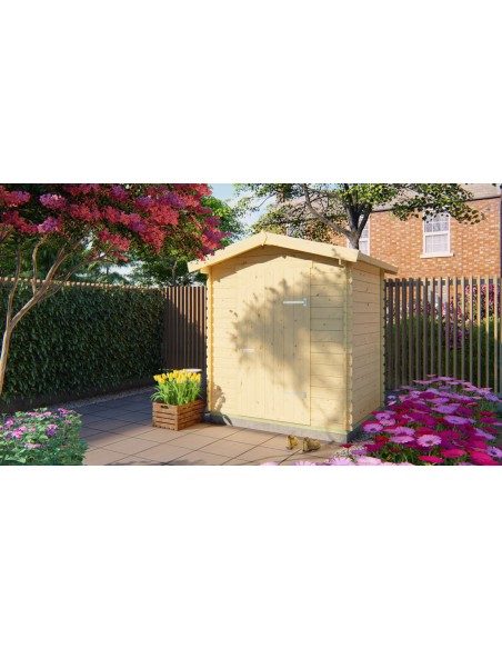 Klein tuinhuisje voor opslag 200 x 155 cm - 19 mm - ±3 m2