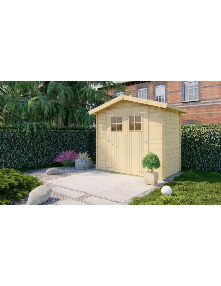 Petit abri de jardin avec double porte