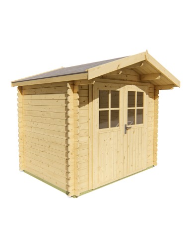 Eenvoudig klein tuinhuisje 260 x 200 cm - 28 mm - ±5 m2