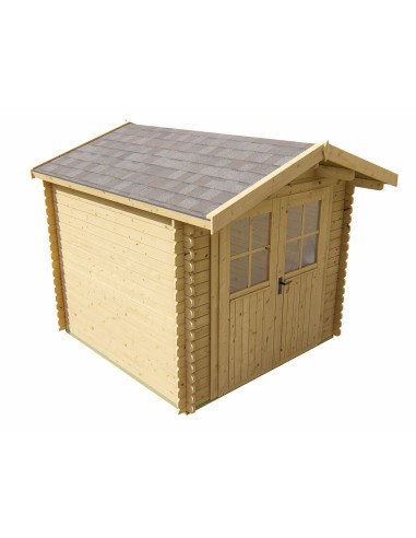 Vierkant tuinhuisje 260 x 260 cm - 28 mm - ±6 m2