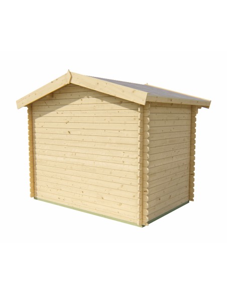 Abri de jardin avec double porte vitrée