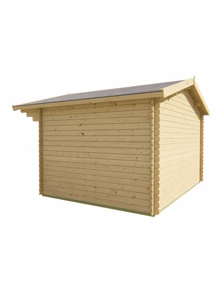 Abri de jardin lumineux 380 x 300 cm - 28 mm - ±10 m2