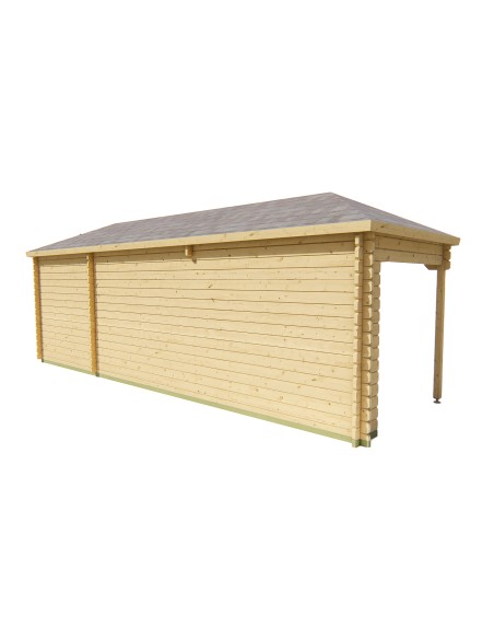 Houten tuinhuisjes 790 x 250 cm - 44 mm - ±18 m2