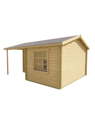 Tuinhuisjes met overtseek 500 x 410 cm - 34 mm - ±17 m2