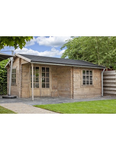 Tuinhuisjes met overtseek 500 x 410 cm - 34 mm - ±17 m2