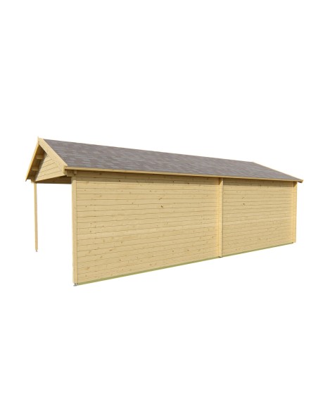 Abri de jardin - Chalet en bois 800 x 400 cm - 44 mm - ±29 m2