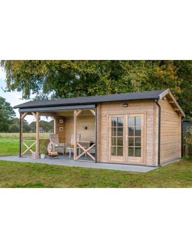 Tuinchalet Zaventem 700 x 350 cm - 40 mm - ±22 m2