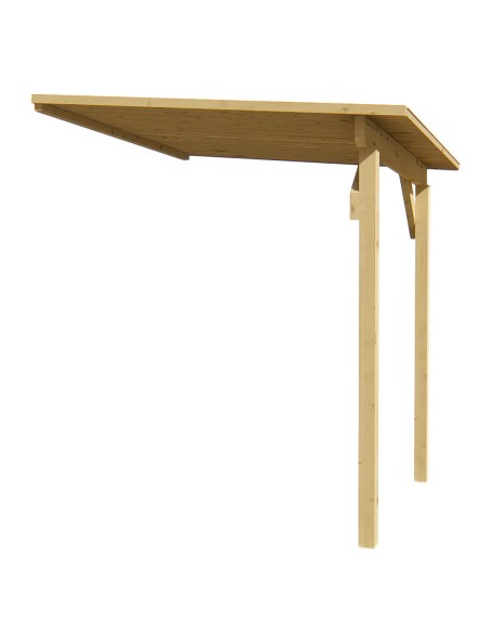 Petit auvent pour abri de jardin