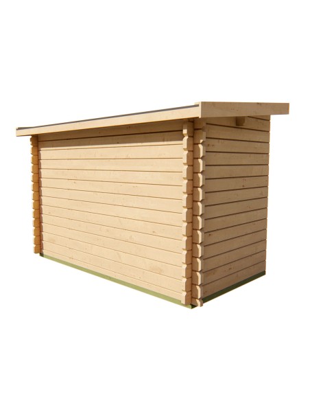 Grote aanbouw voor tuinhuisjes