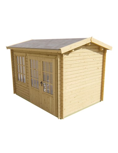 Abri de jardin solide 350 x 250 cm - 40 mm - ±8 m2