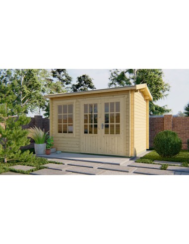 Abri de jardin solide 350 x 250 cm - 40 mm - ±8 m2