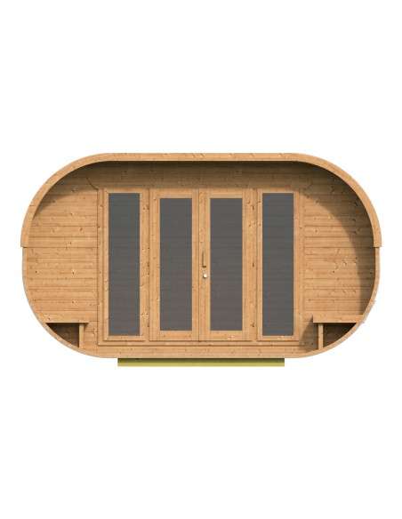 Houten tiny house te koop