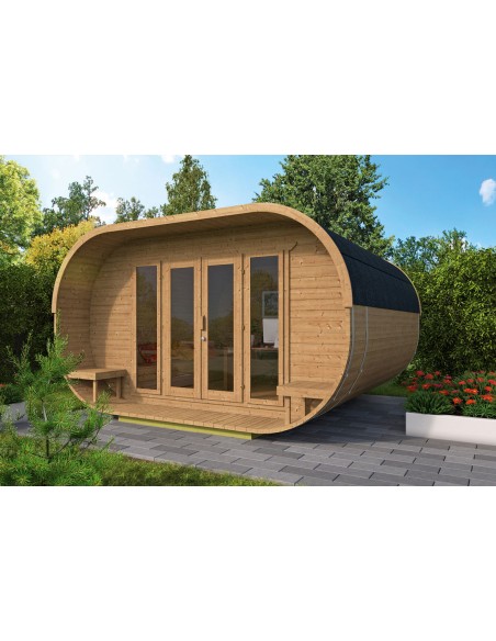 Houten tiny house te koop