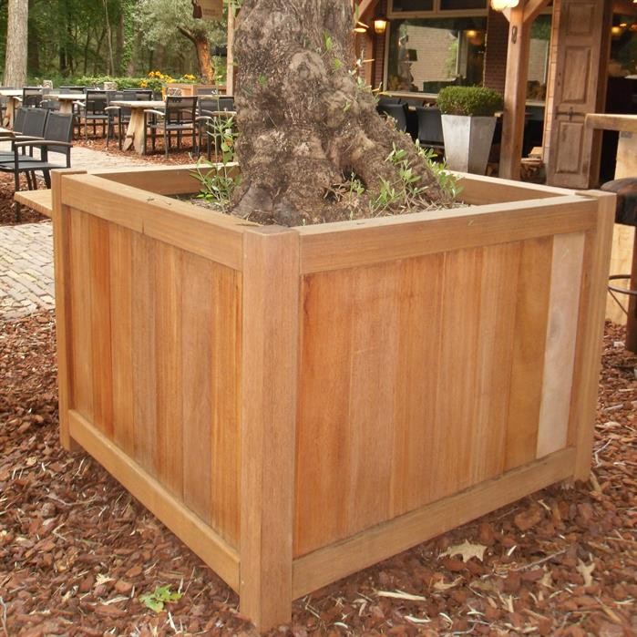 Houten deco bloempje op standaard - Natuurlijk A.S.T