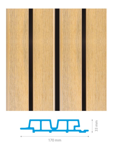 WEO 60 houtcomposiet gevelbekleding