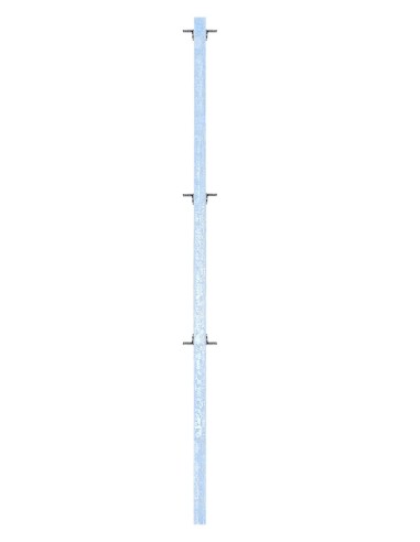 Poteau galvanisé pour palissade