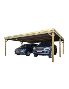 Grote carport voor 2 auto's 6x5,5 meter 2