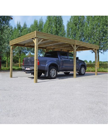 Carport pour long véhicule 3x5,8 mètres