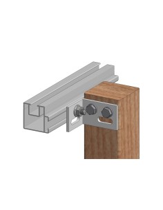 Verbindingshoek voor aluminium onderbalk 2