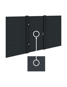 Porte de jardin en aluminium 2