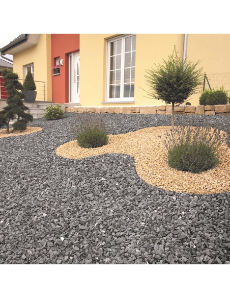 Terrasoverkapping tegen onkruid