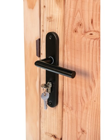 Porte pleine pour abri de jardin