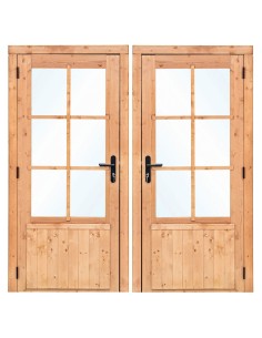 Glazen deur voor tuinhuisje