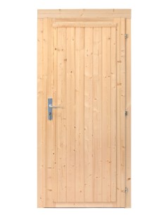 Massieve deur voor grenen tuinhuisje 2