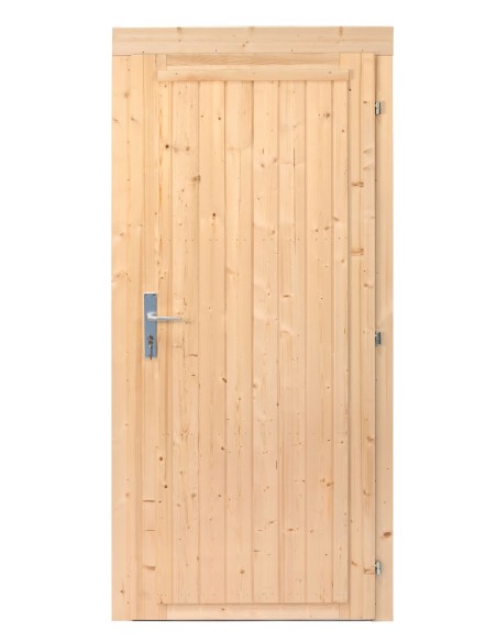 Massieve deur voor grenen tuinhuisje