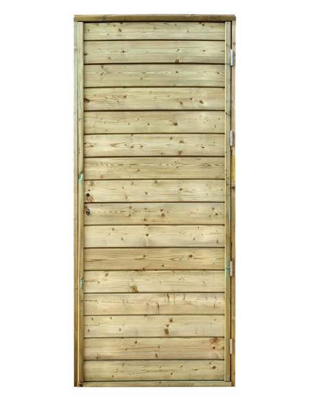 Porte abri de jardin avec cadre