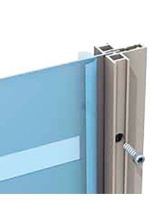 Latte de fixation verticale pour lames décoratives