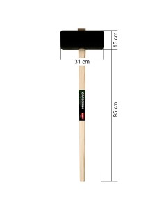 Tuinhamer kunststof 4,5kg voor palen 2