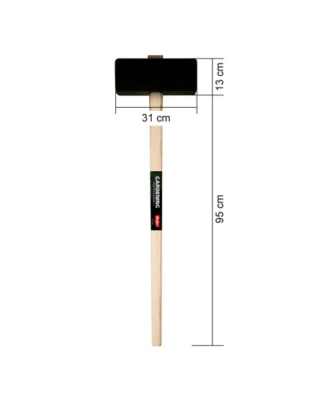 Tuinhamer kunststof 4,5kg voor palen