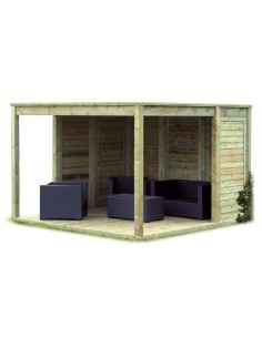 Beschutte buitenkamer 318 x 306 cm