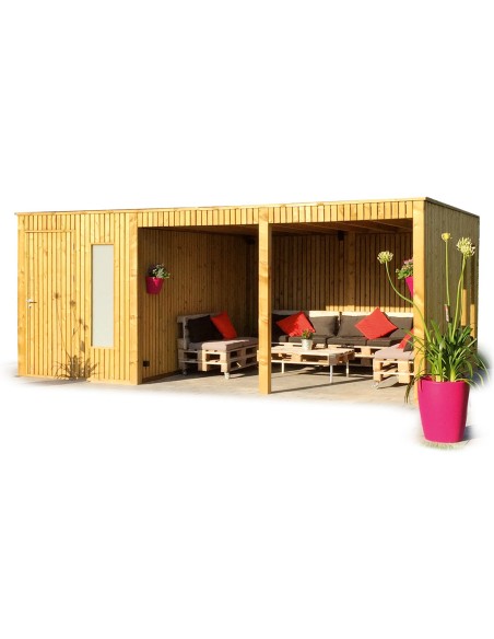Abri de jardin salon 588 x 363 cm