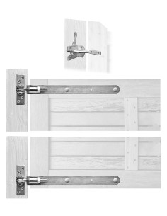 Kit de ferrure réglable pour portillon 2