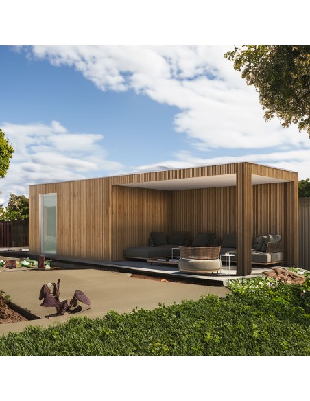 Abri de jardin en bois composite coextrudé