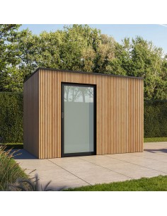 Petit abri de jardin en thermowood