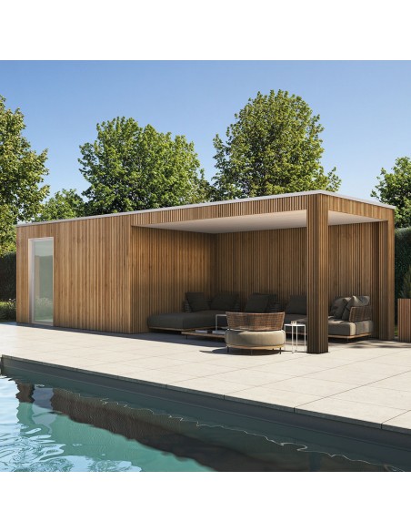 Abri de jardin en thermowood