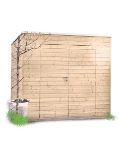 Petit abri de jardin en sapin traité