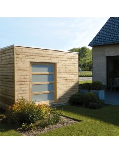 Tuinhuisje met schuifdeur