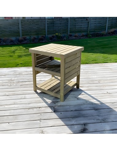 Terras barbecue tafel